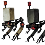 An icon of Pod 042 and Pod 153 from NieR:Automata